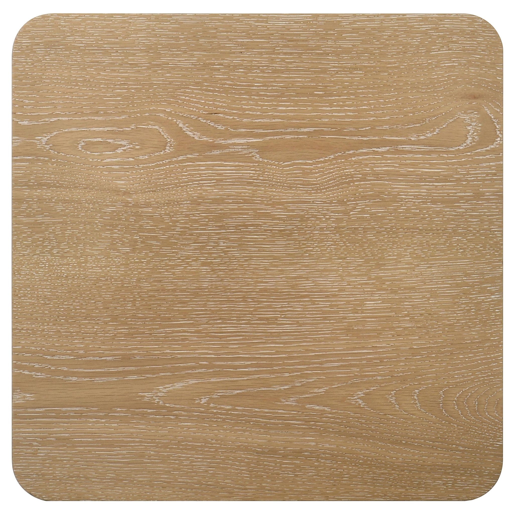 Castlewood Engineered Wood Accent Side End Table Light Oak