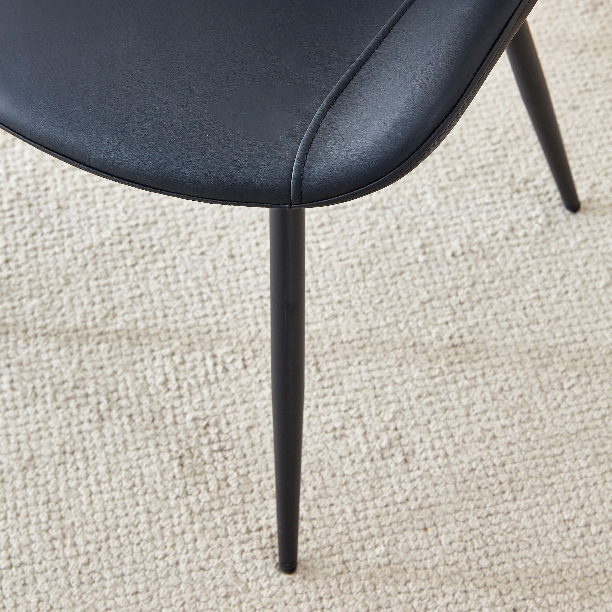 Modern Medieval Style Restaurant Cushioned Chairs With Suede Backrests