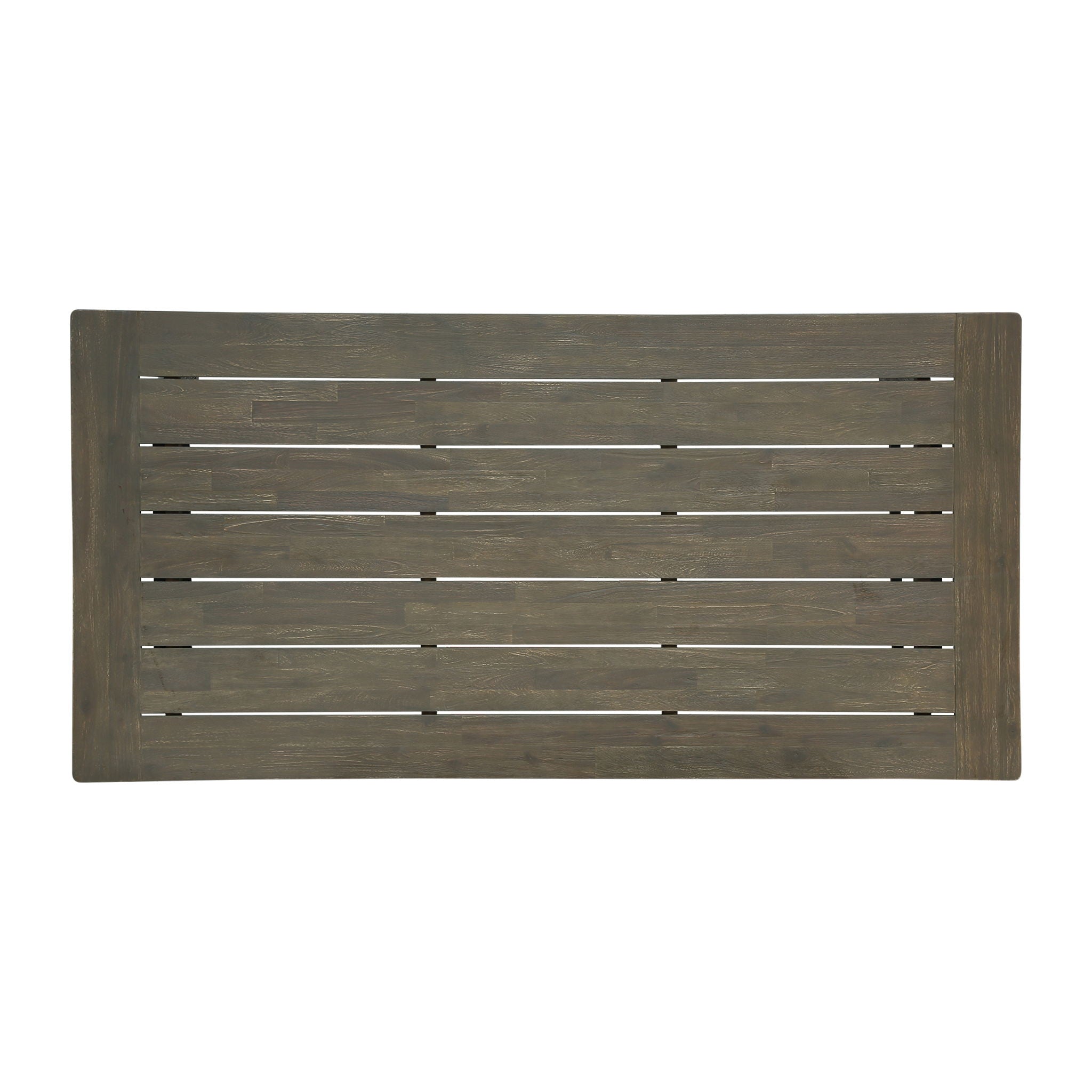 7 Pieces Modern Outdoor Dining Set With Acacia Wood Table And Chairs