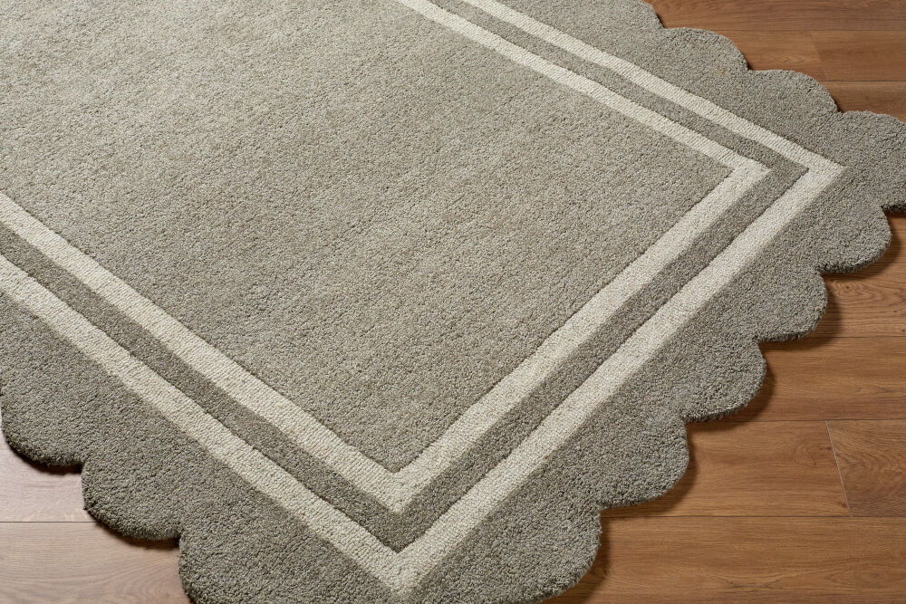 Scalloped Handmade Rug