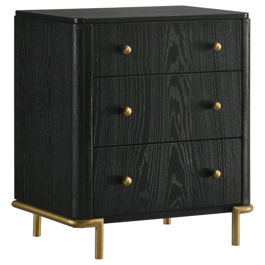 Coaster Fine Furniture Arini - 3-Drawer Nightstand | Meri Furniture