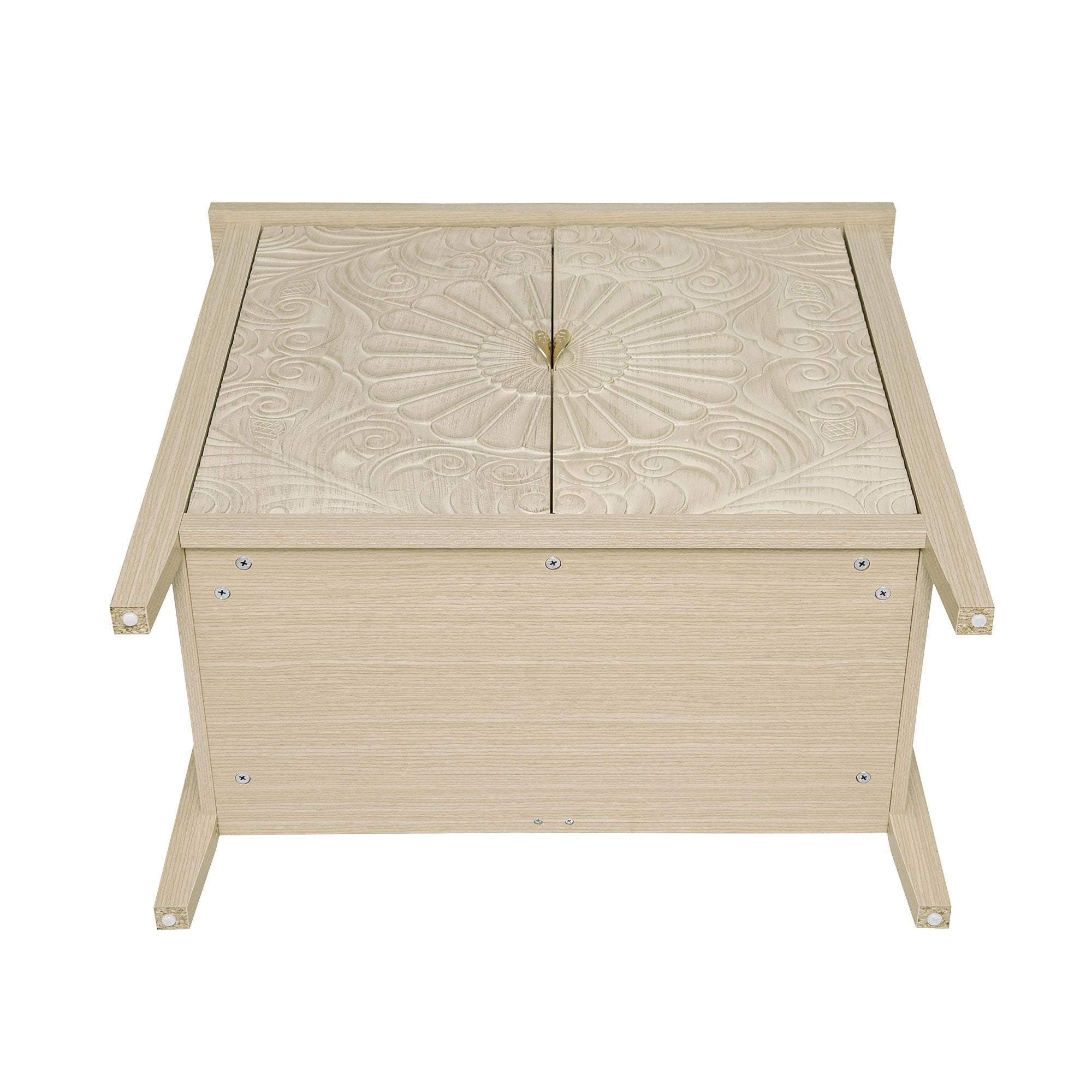 2 Door Cabinet, American Furniture, Suitable For Bedroom, Living Room, Study - Natural