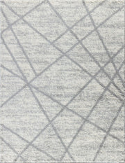 Loft Shag - 7'10" X 9'10" Polypropylene, Shaggy Area Rug - Gray
