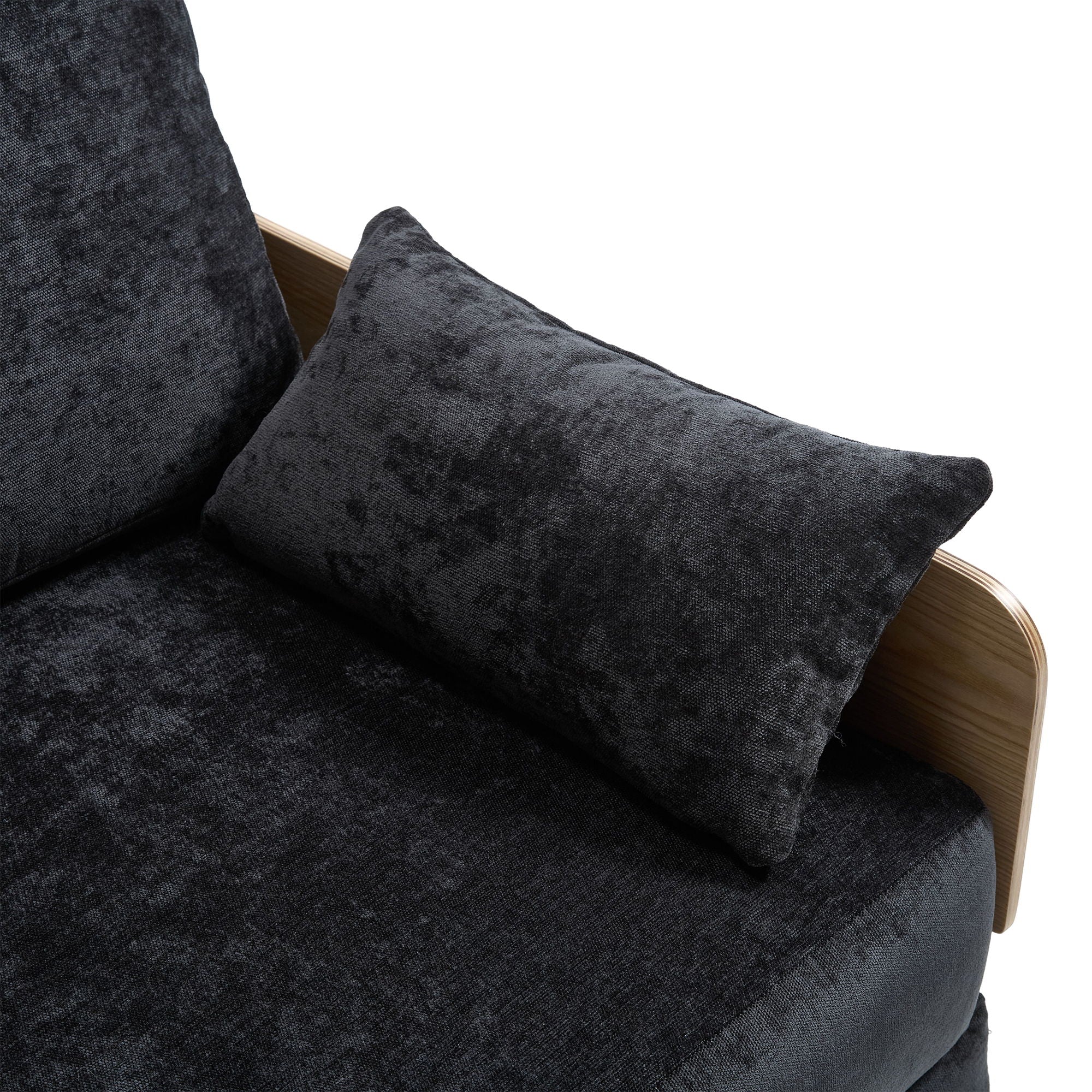 Mid Century Modern Foldable Sofa Bed, 3 In 1 Convertible Sleeper With 3 Pillows