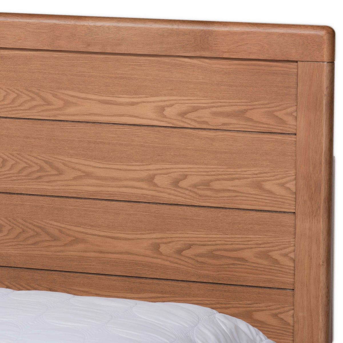 Lisa Modern and Contemporary Transitional Ash Walnut Brown Finished Wood Full Size 3-Drawer Platform Storage Bed