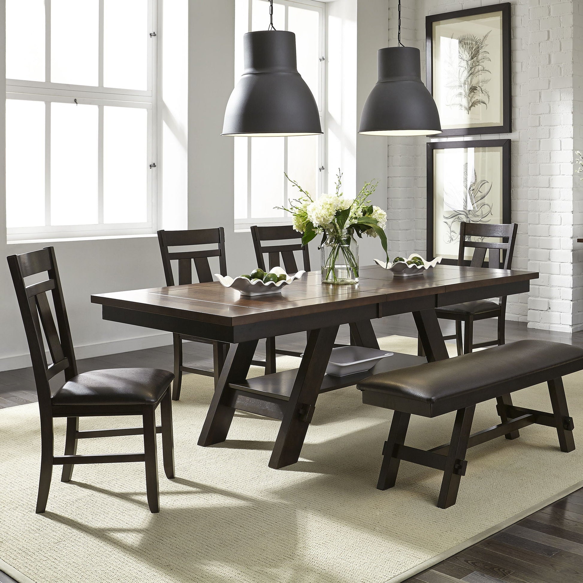 Liberty Furniture Lawson - Counter Bench | Meri Furniture