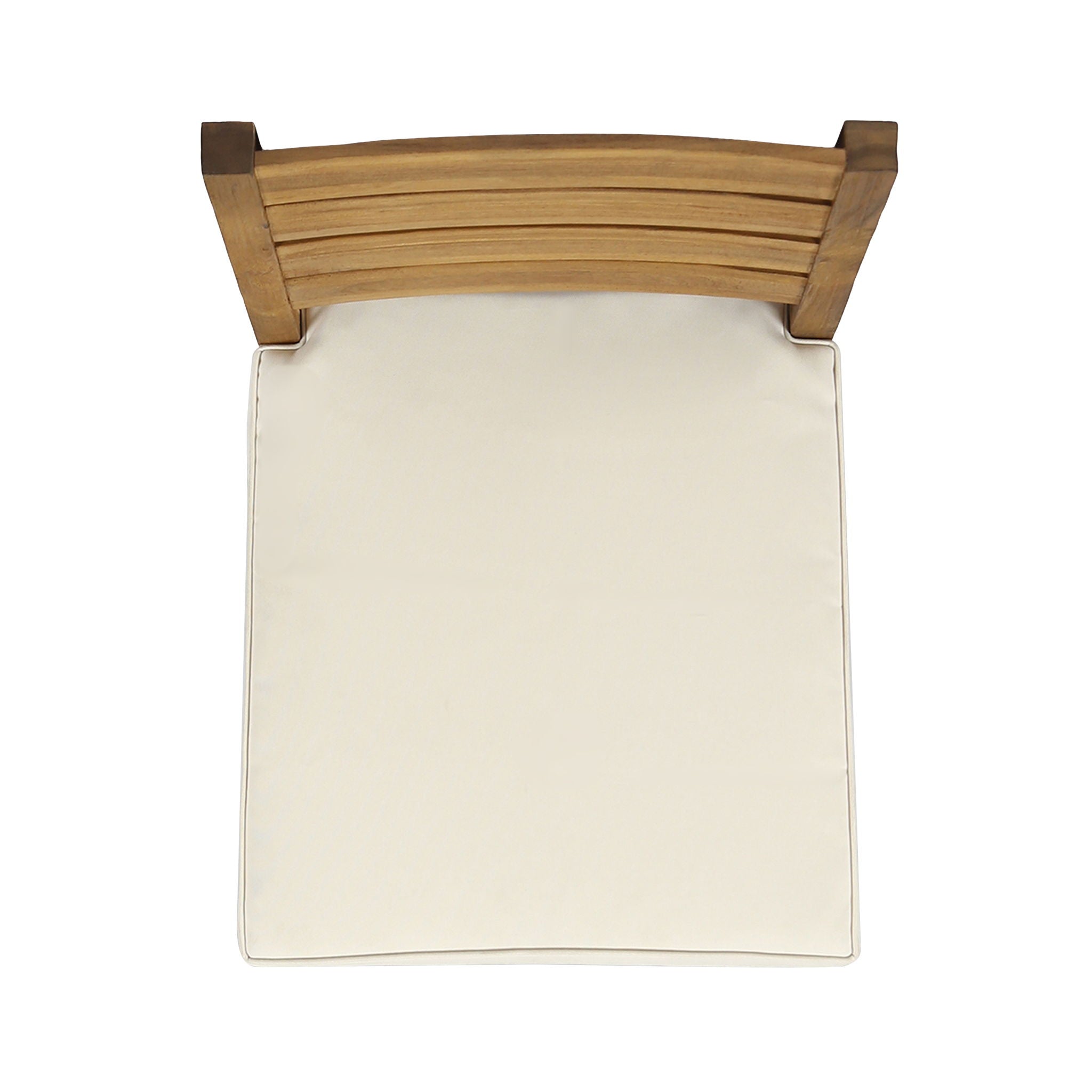 Outdoor Armless Dining Chair With Cushions