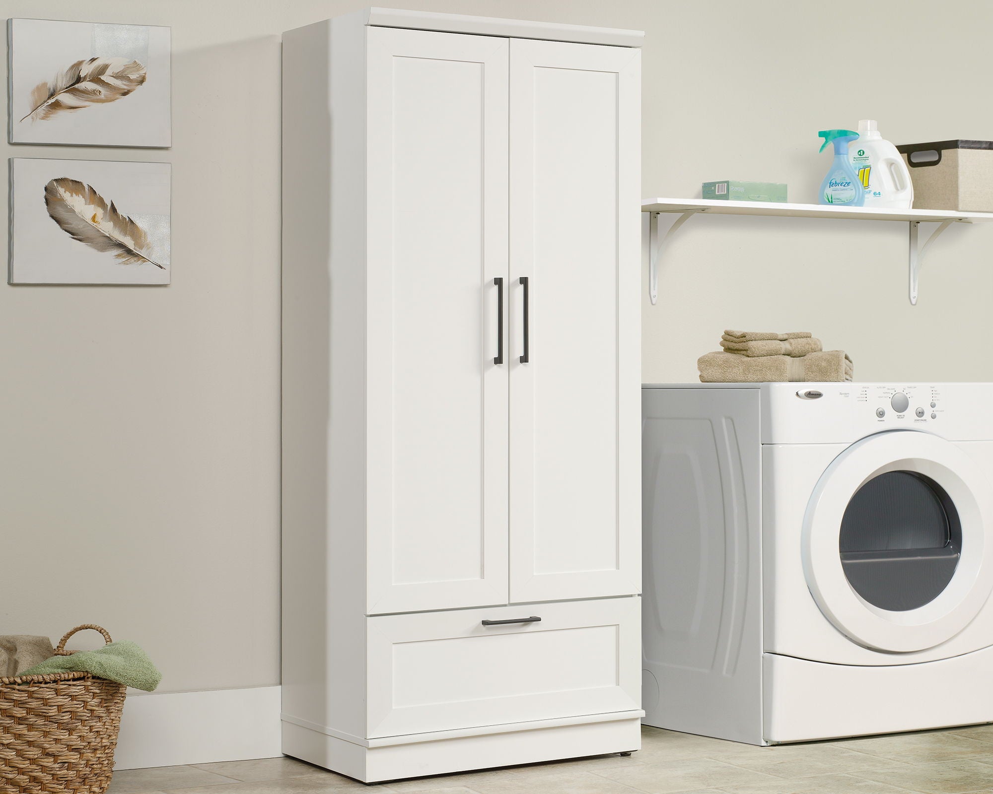 Wardrobe/Storage Cabinet Soft White