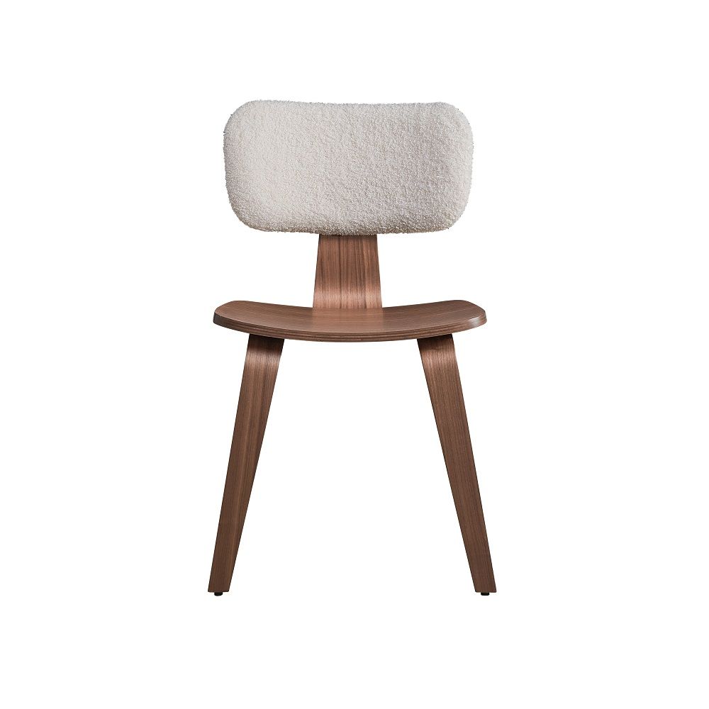 ACME Fixed Table Top Bent Wood Legs Design Natural Finish Style Wooden Legss | Meri Furniture