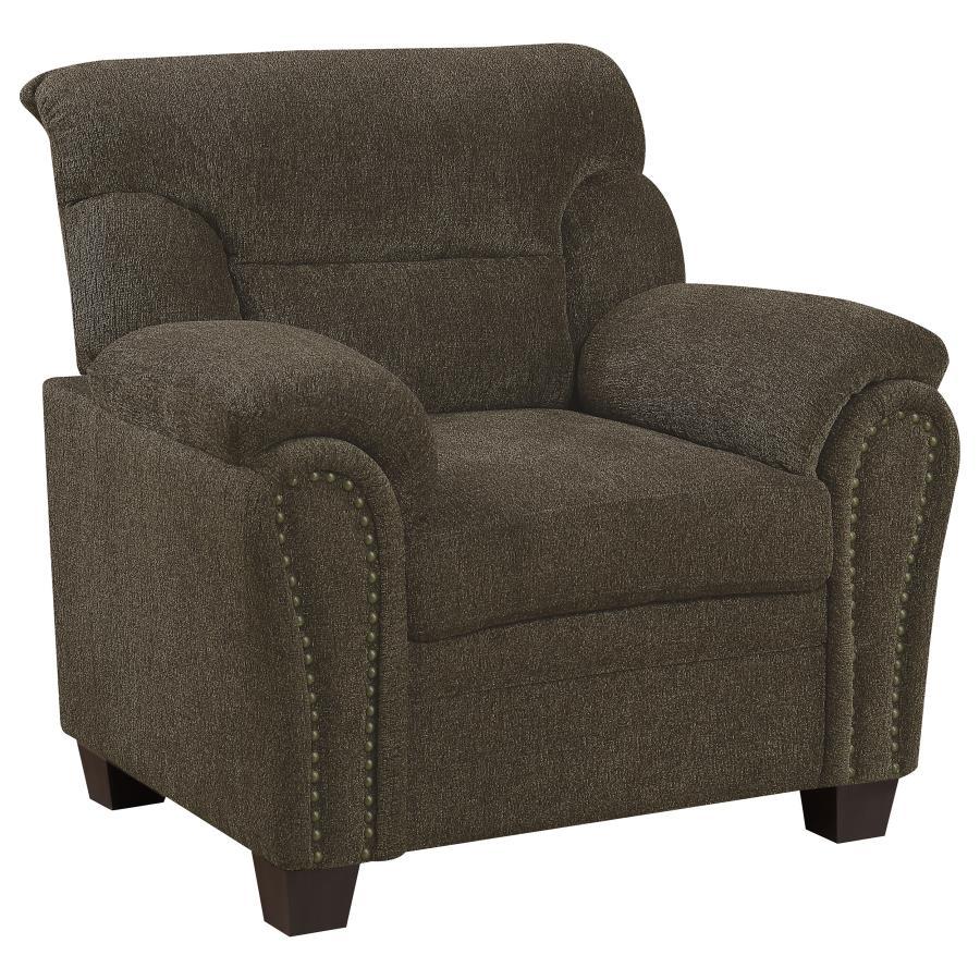 Coaster Fine Furniture Clementine - Upholstered Padded Arm Accent Chair | Meri Furniture