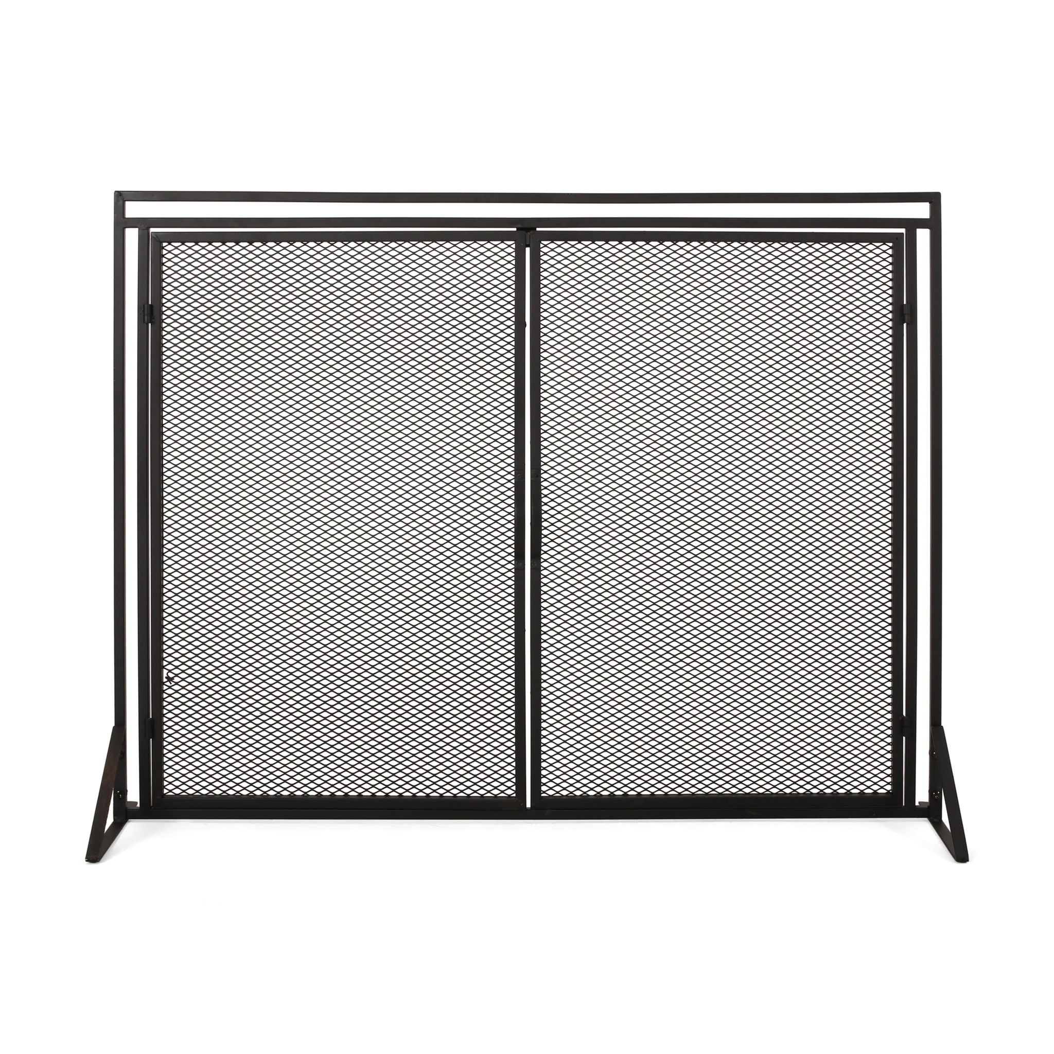 Samantha - Iron Fireplace Screen 2 Door Design