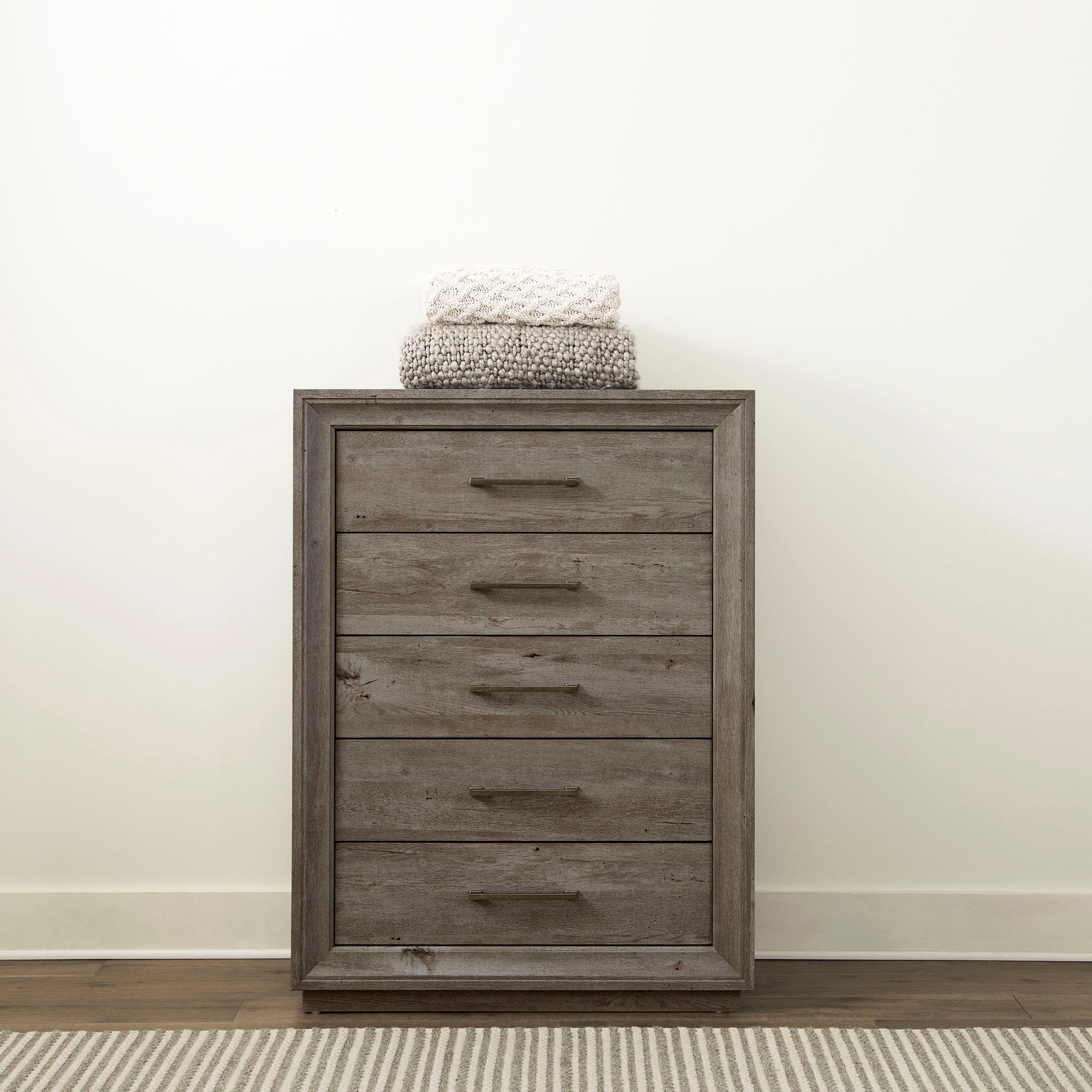 Liberty Furniture Horizons - 5 Drawer Chest - Gray | Meri Furniture