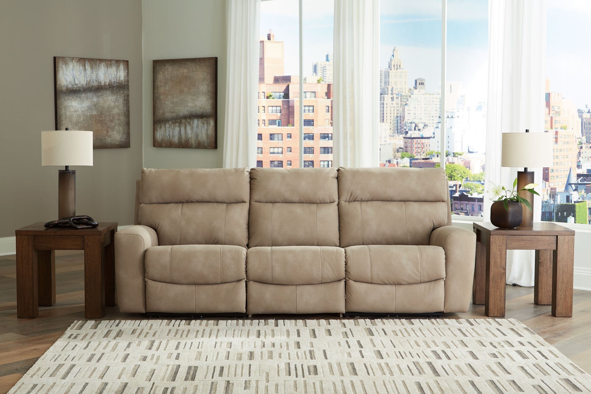 Signature Design by Ashley® Next-gen Durapella - Reclining Sectional | Meri Furniture
