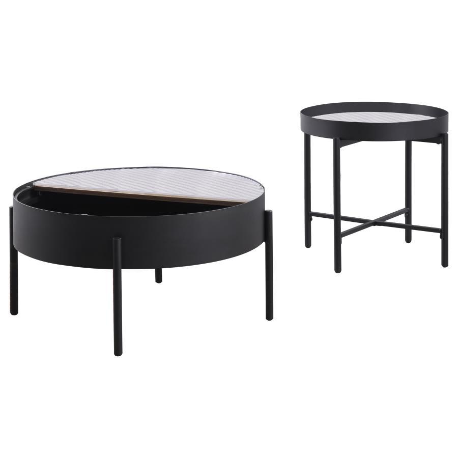 Ozella - Round Coffee Table Set