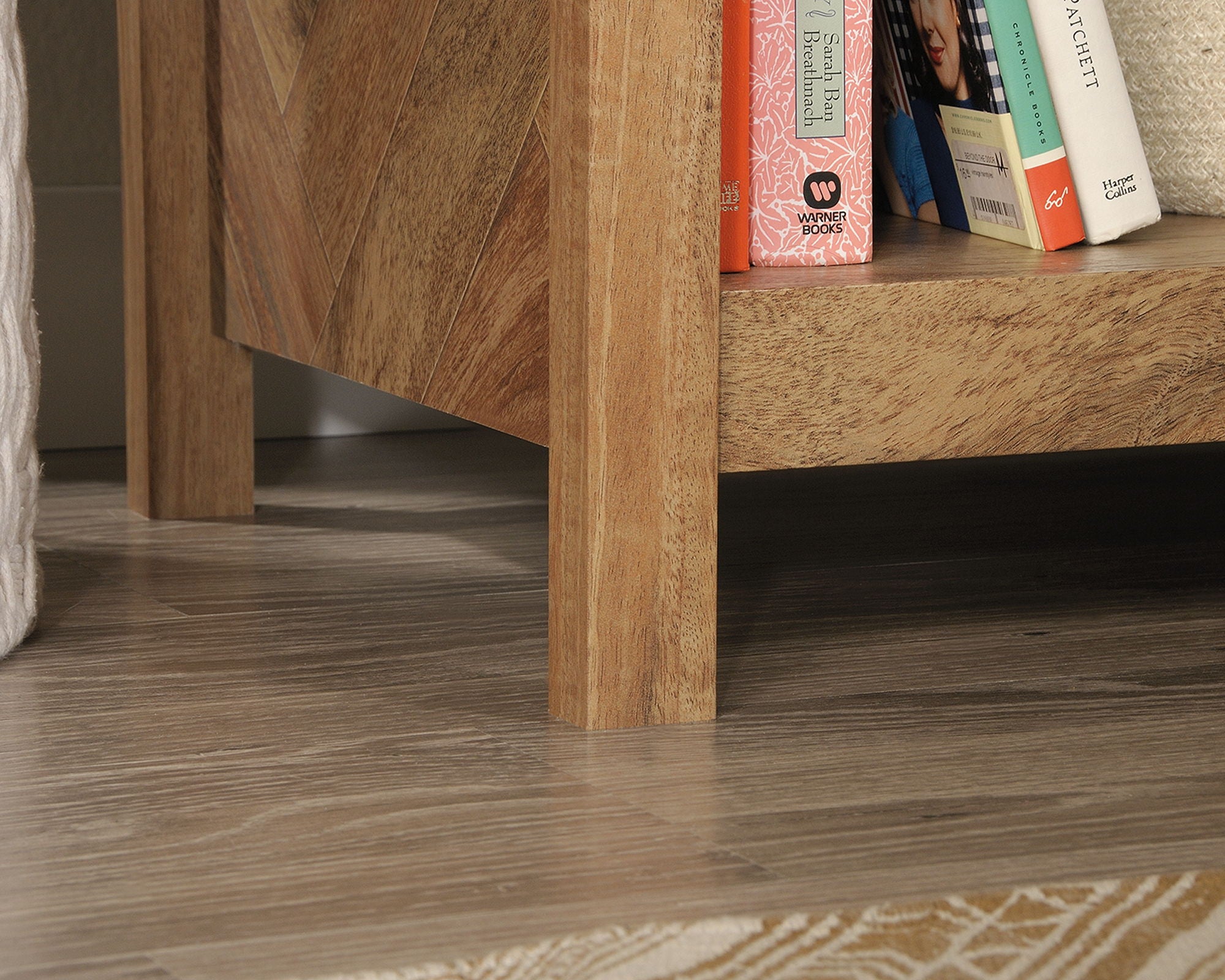 1-Drawer Open Shelf Night Stand