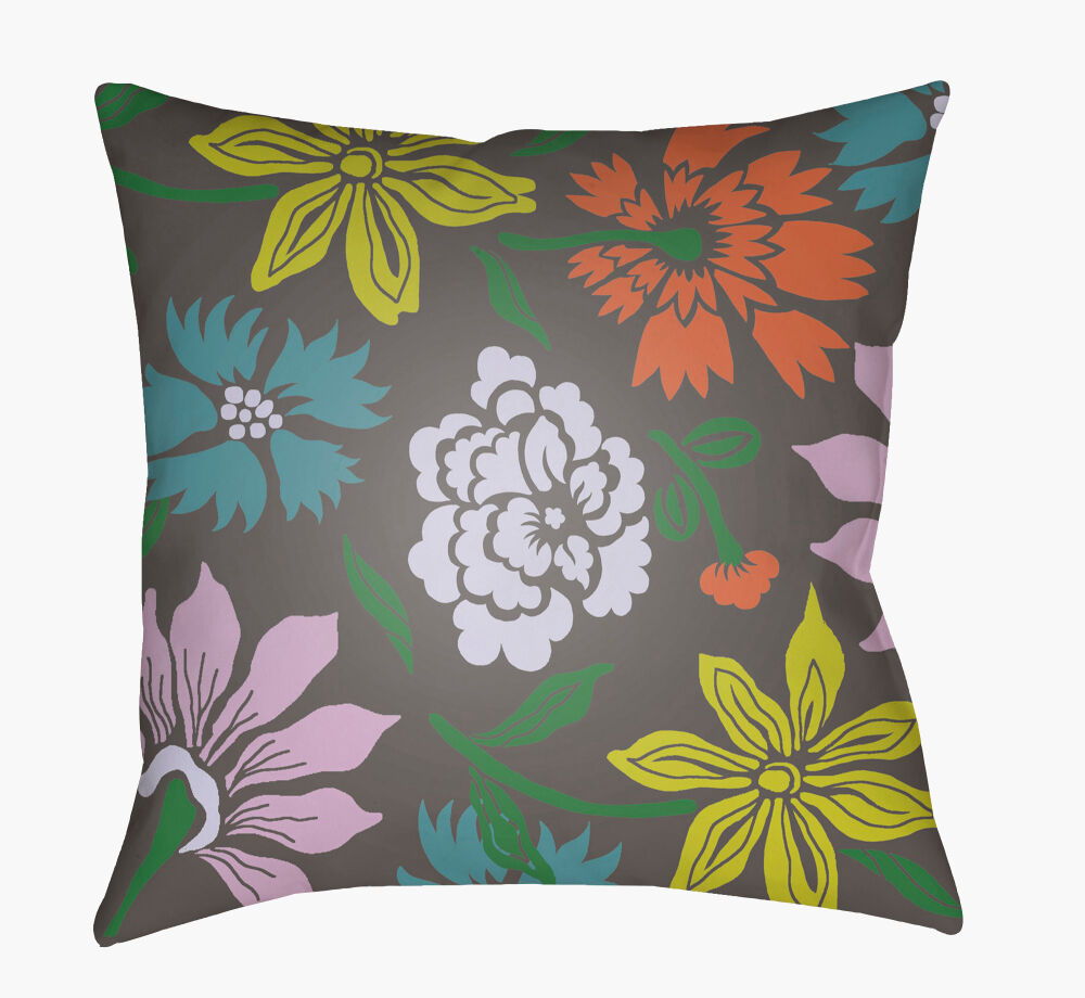 Moody Floral Pillow