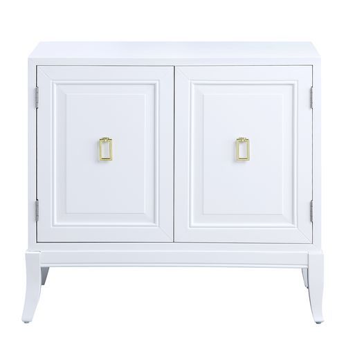 •Assembled•Rectangular Accent Table w/2 Door•Table Top Thickness: 25 mm