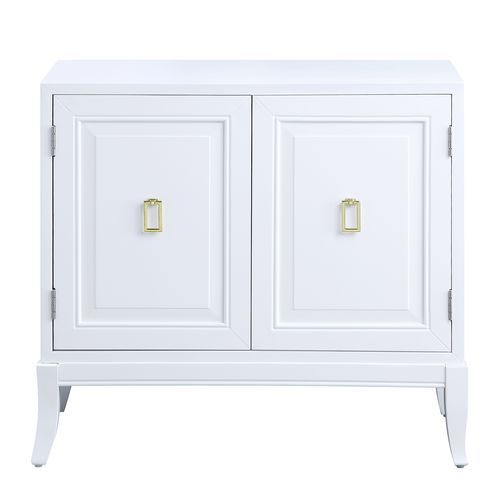 ACME •Assembled•Rectangular Accent Table w/2 Door•Table Top Thickness: 25 mm | Meri Furniture