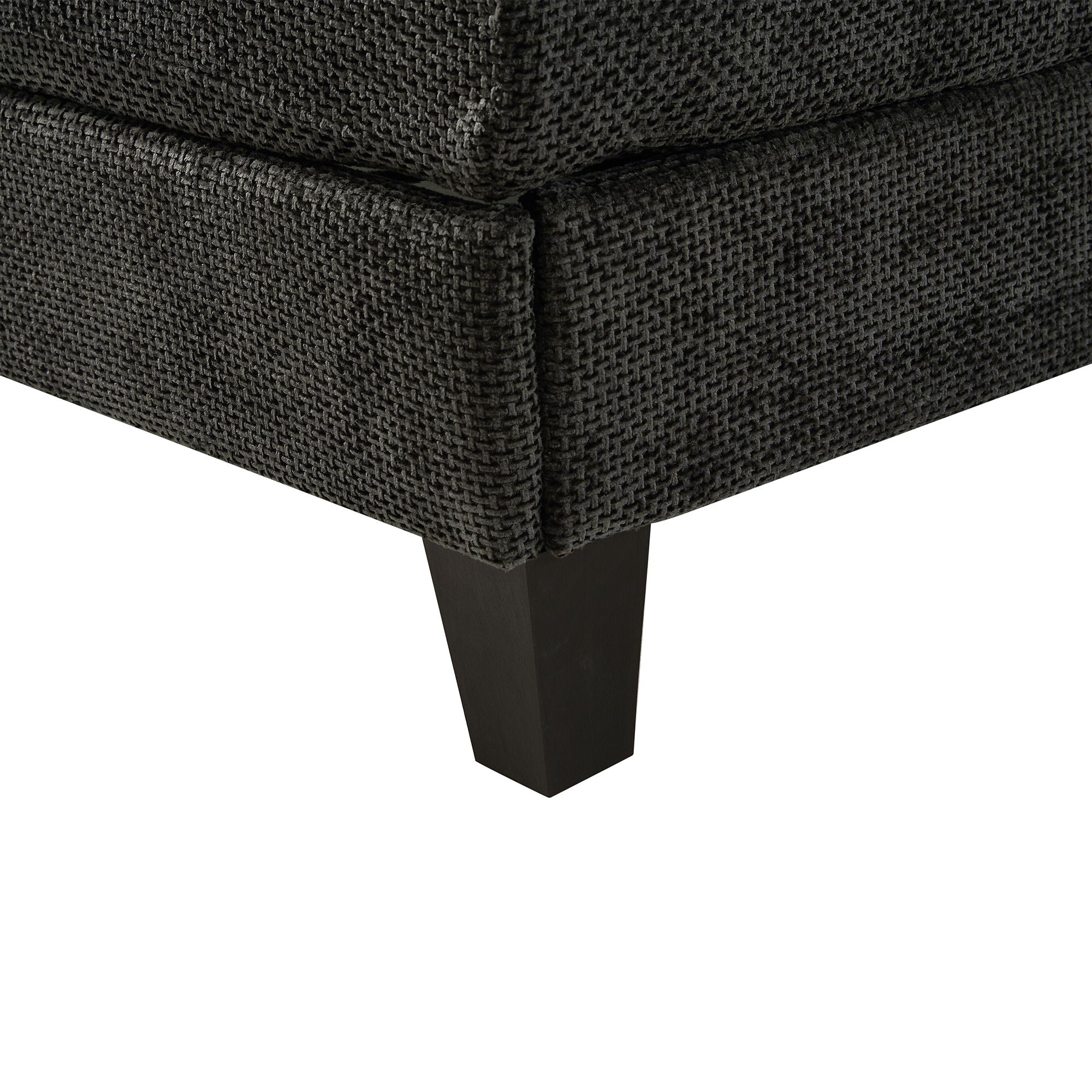 Chaise Bed Lounge Sofa Chair With Adjustable Backrest And LED Light Strip - Gray