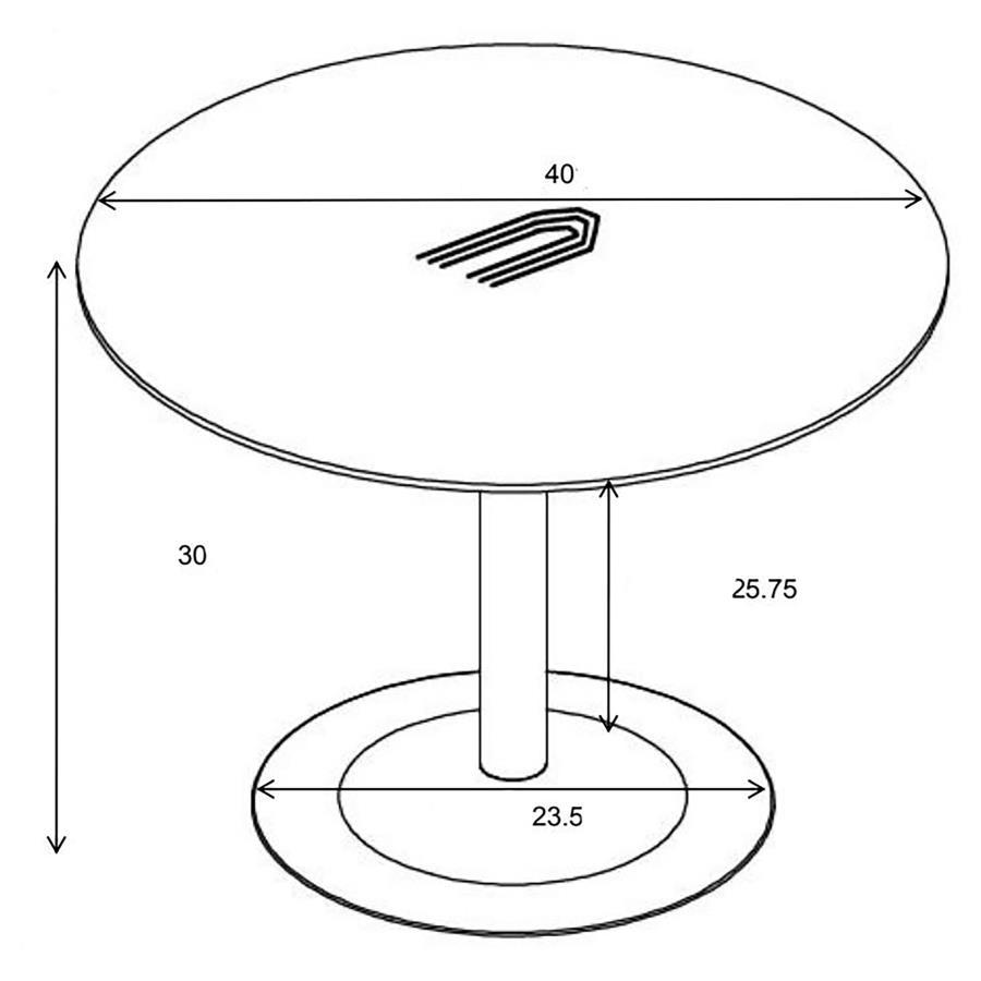 Coaster Fine Furniture Cora - Round Wood Top Dining Table - Brown Walnut | Meri Furniture