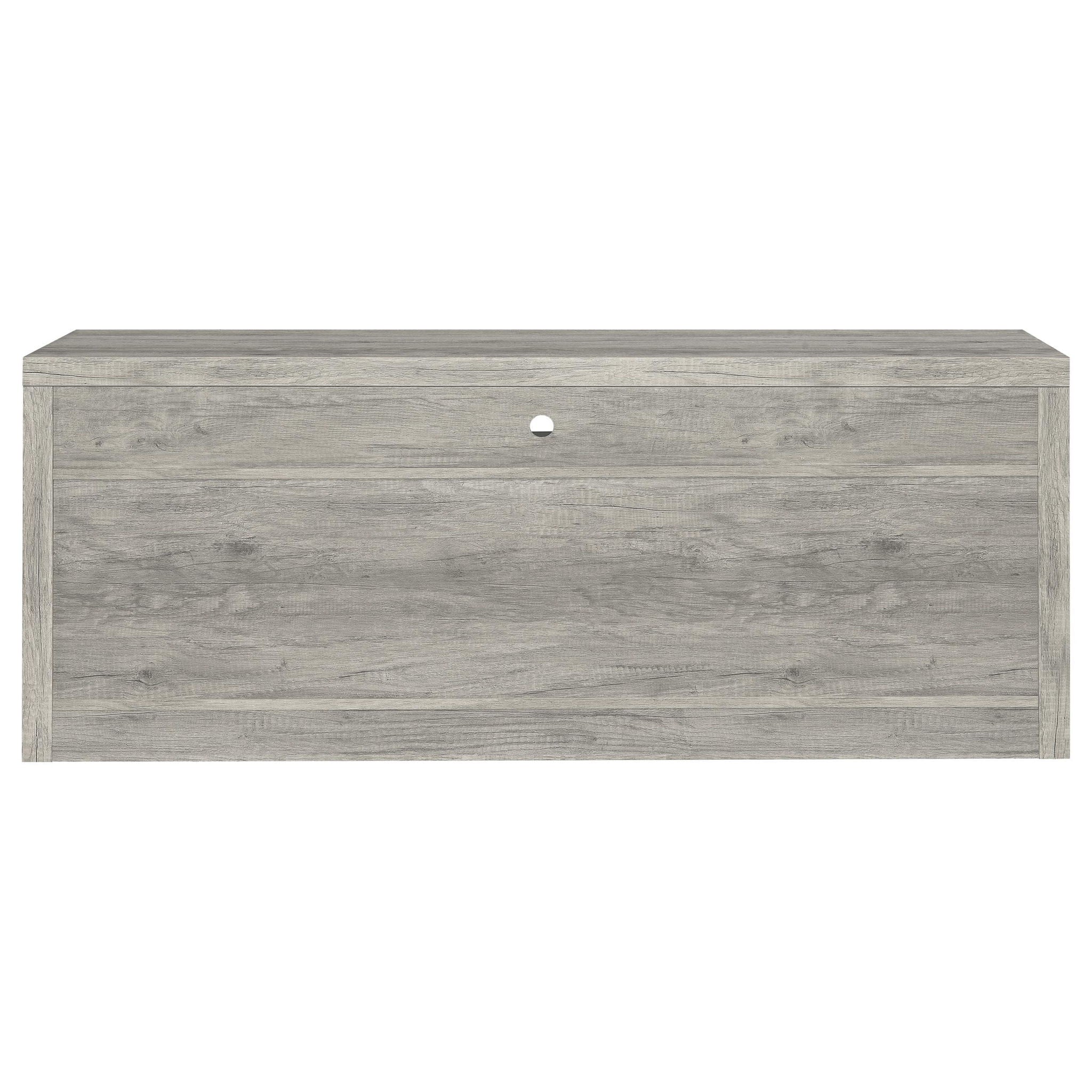 Burke 3-piece 59-inch TV Entertainment Center Grey Driftwood