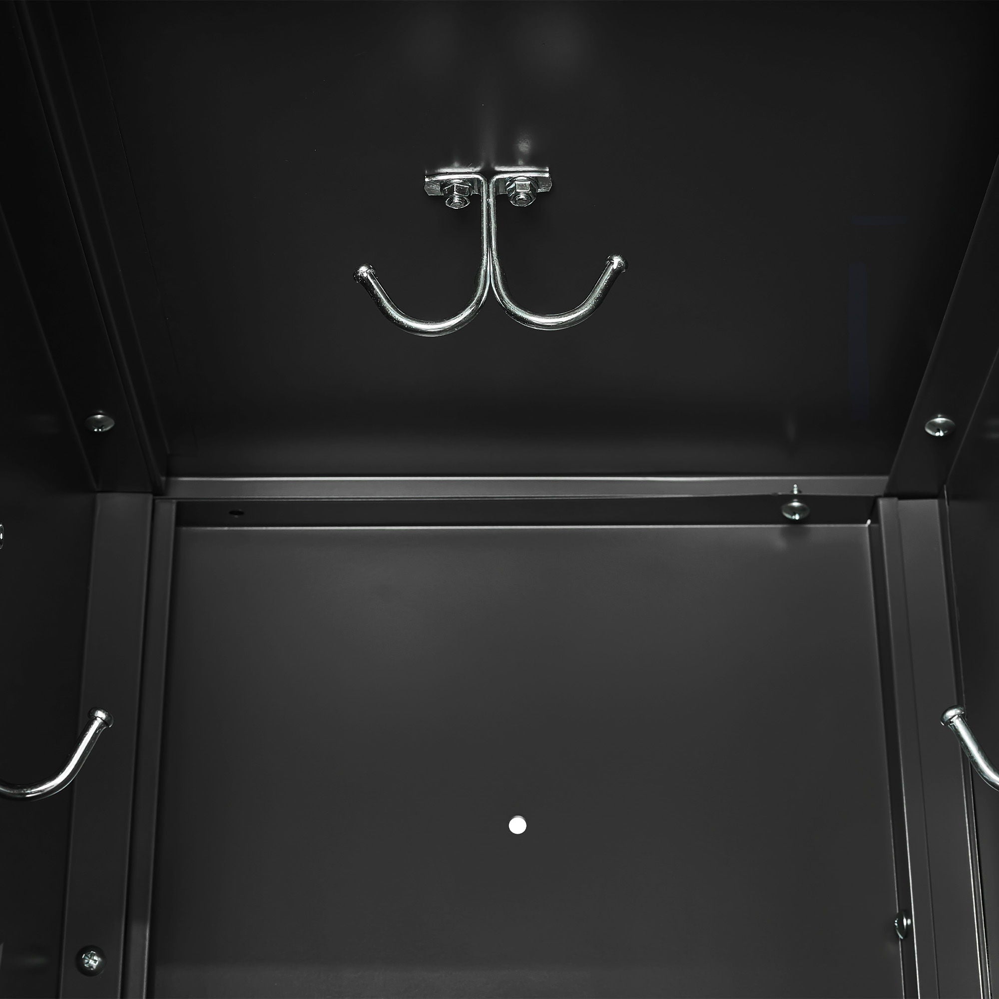 Storage Locker Cabinet With Locks For Employees, Home Gym Office School Garage - Black