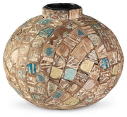 Signature Design by Ashley® Meltland - Natural / Black - Vase - Round | Meri Furniture