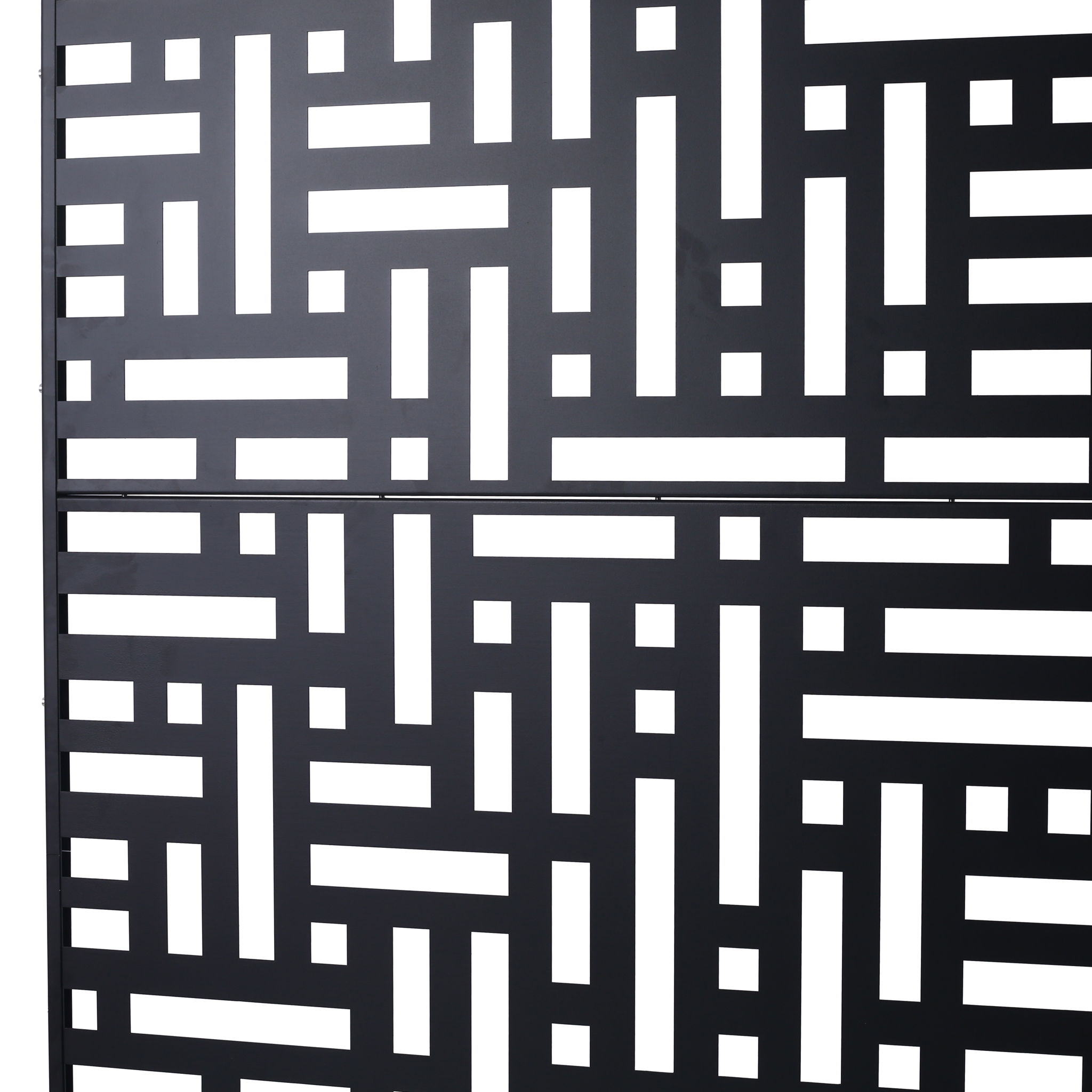 Decorative Freestanding Metal Privacy Screen For Indoor & Outdoor Use