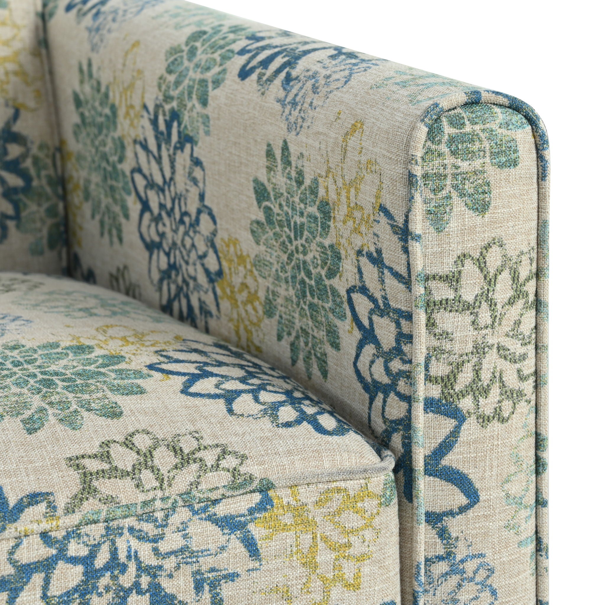 Push Back Upholstered Recliner Armchair