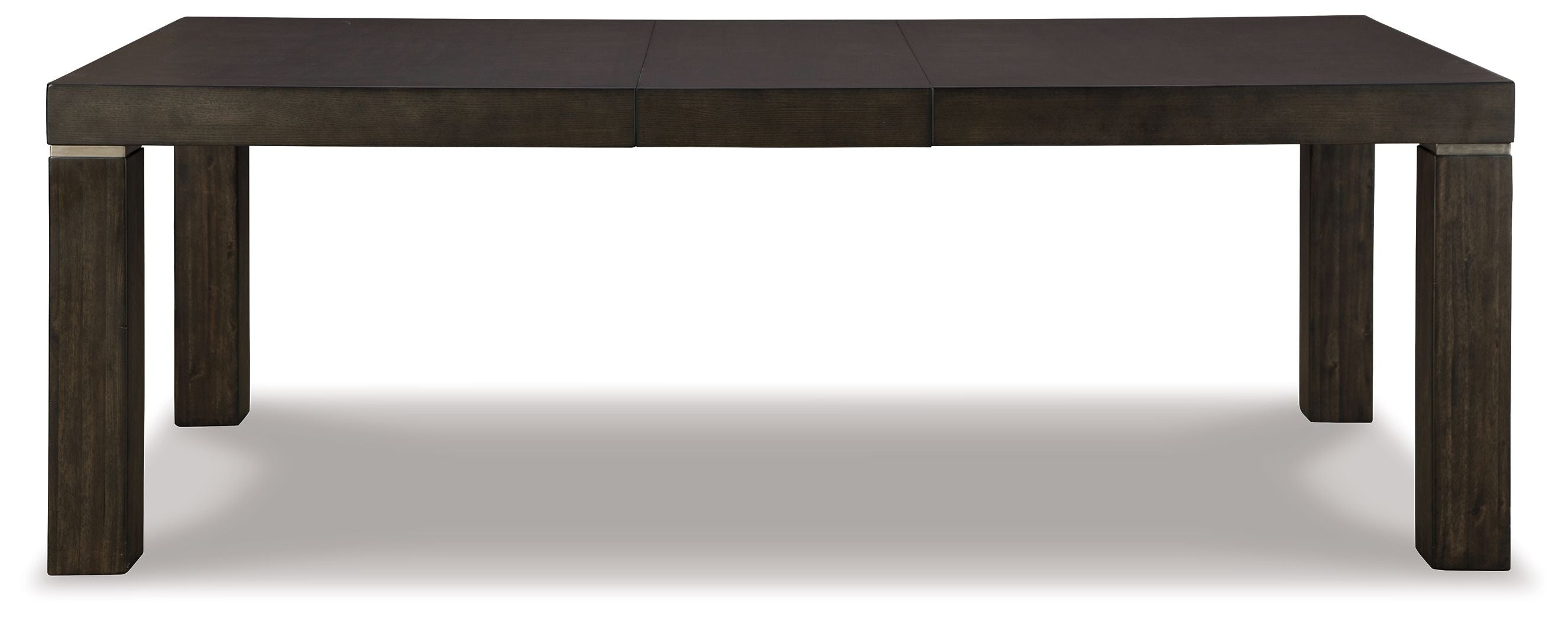 Signature Design by Ashley® Hyndell - Dark Brown - Rectangular Dining Room Extension Table | Meri Furniture