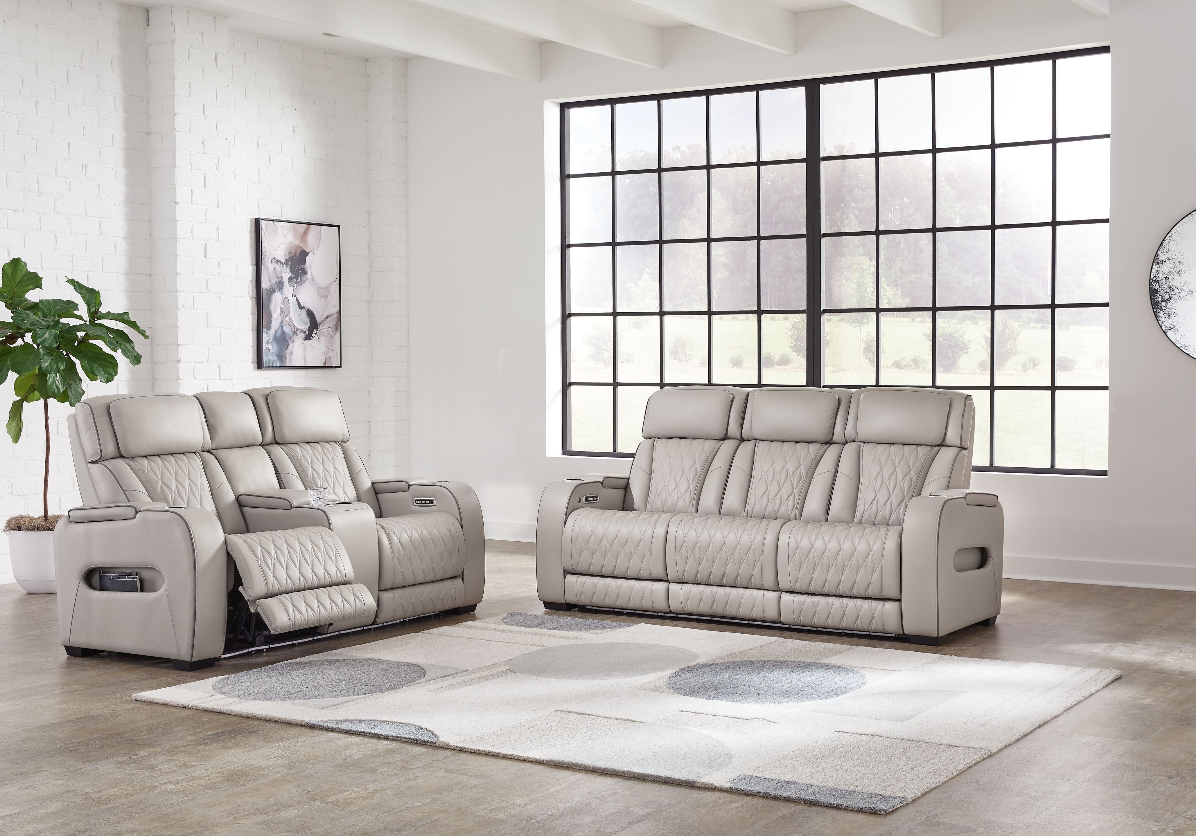Signature Design by Ashley® Boyington - Reclining Living Room Set | Meri Furniture