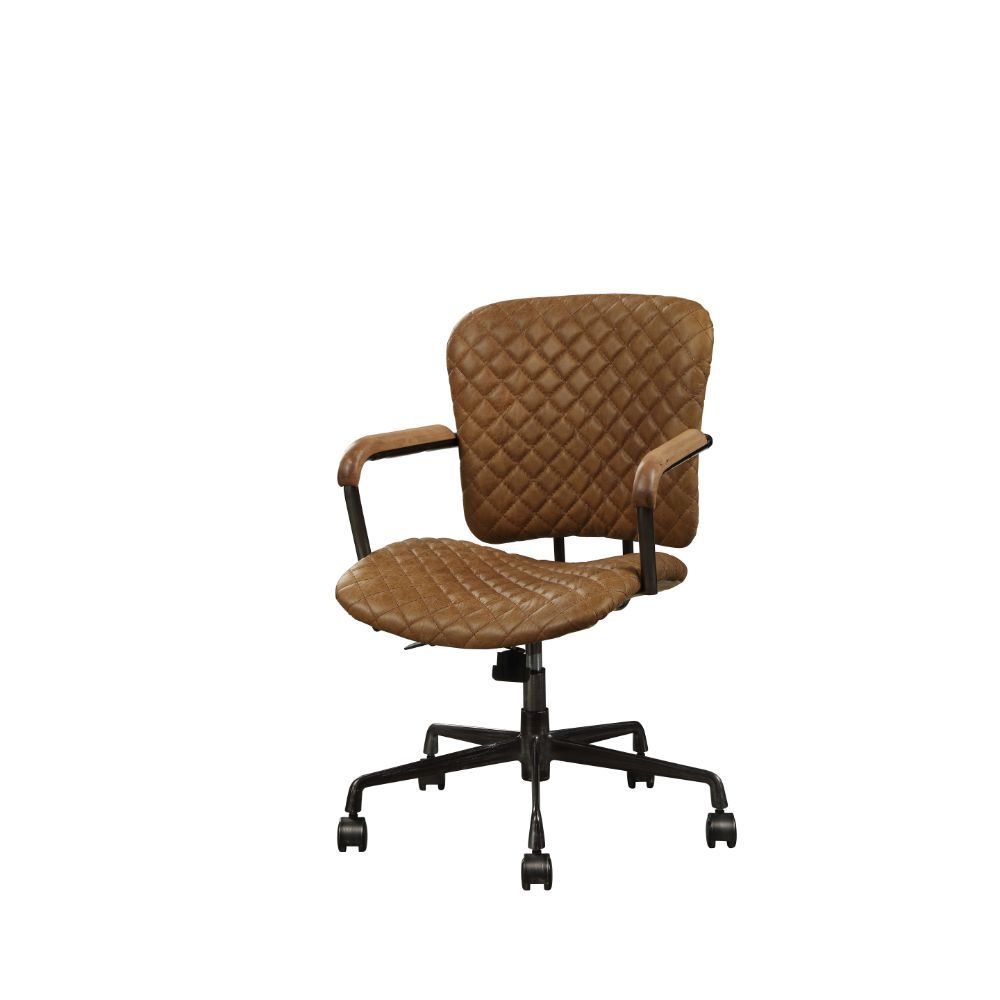 ACME Josi - Executive Office Chair - Coffee Top Grain Leather | Meri Furniture