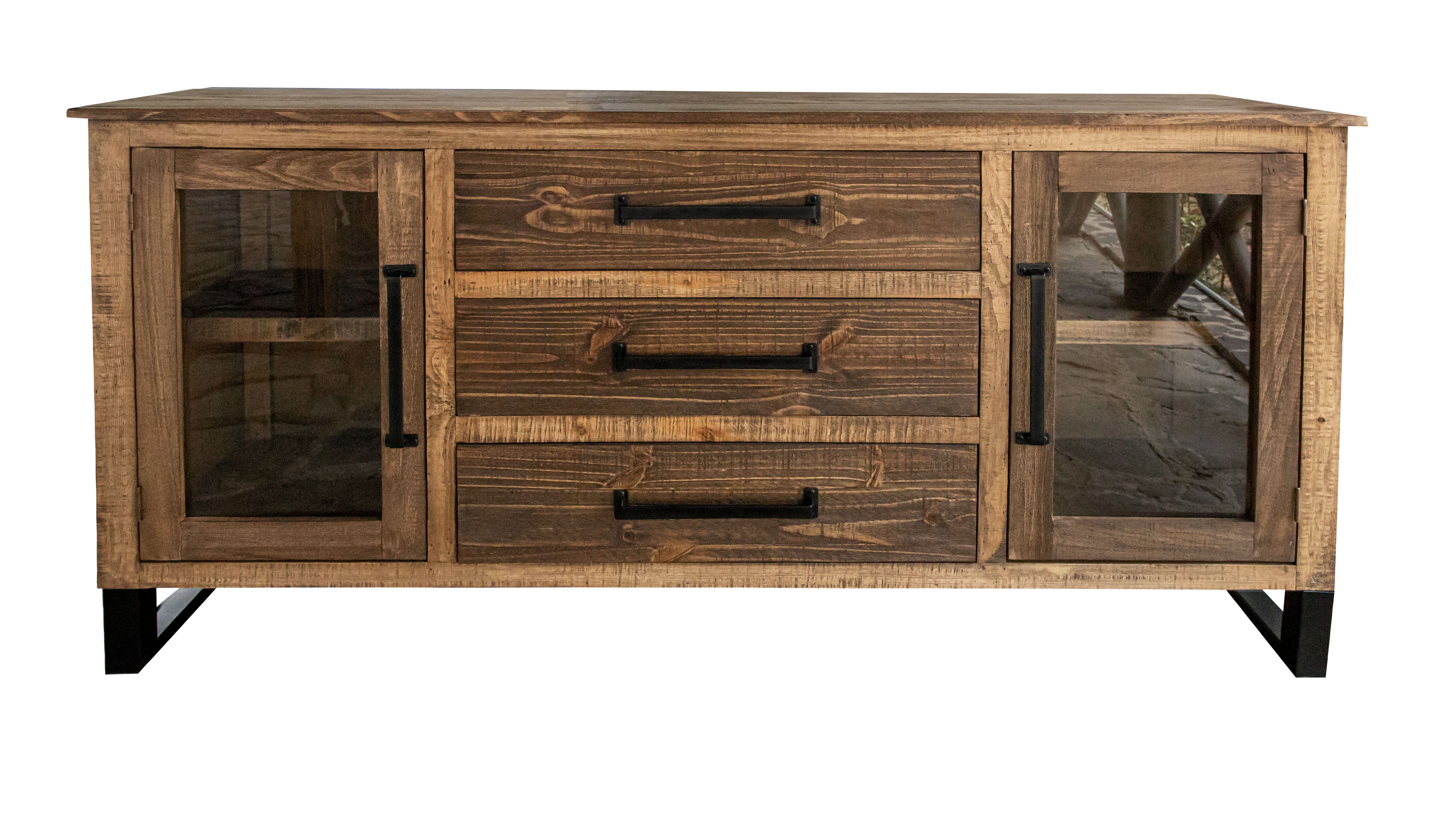 International Furniture Direct Olivo - Buffet - Natural Brown | Meri Furniture