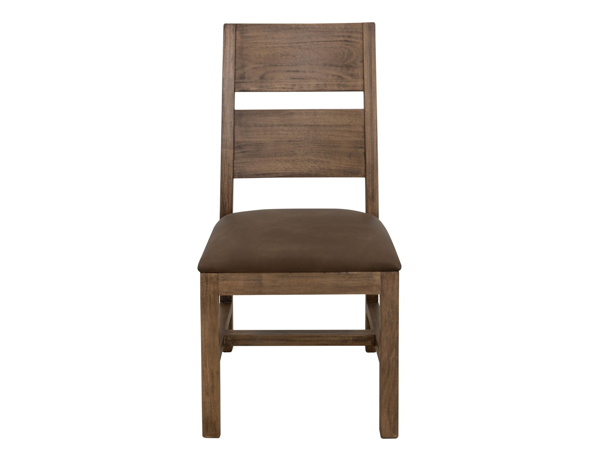 International Furniture Direct Natural Teca - Chair (Set of 2) - Brown | Meri Furniture