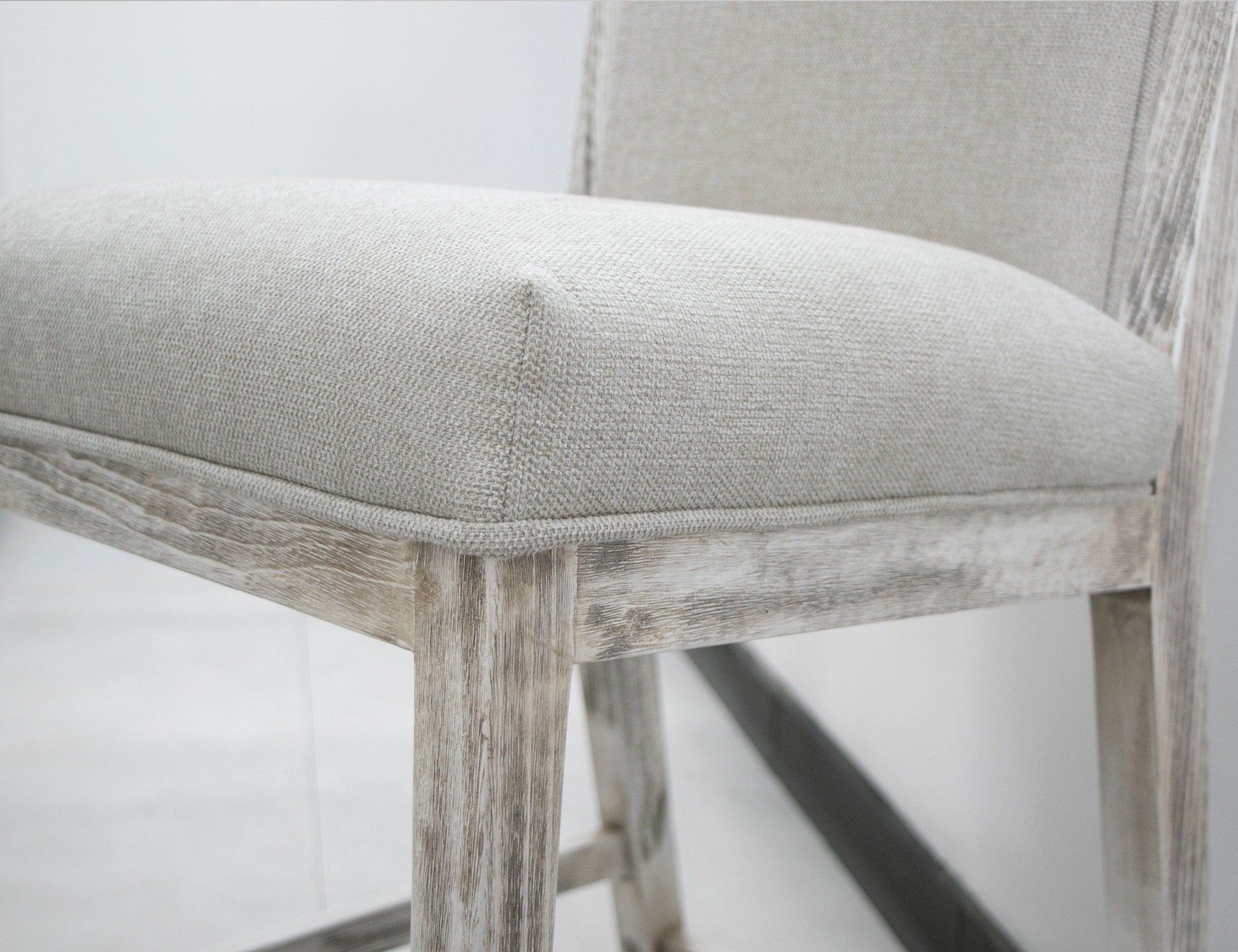 International Furniture Direct Sahara - Barstool (Set of 2) - Light Cream | Meri Furniture