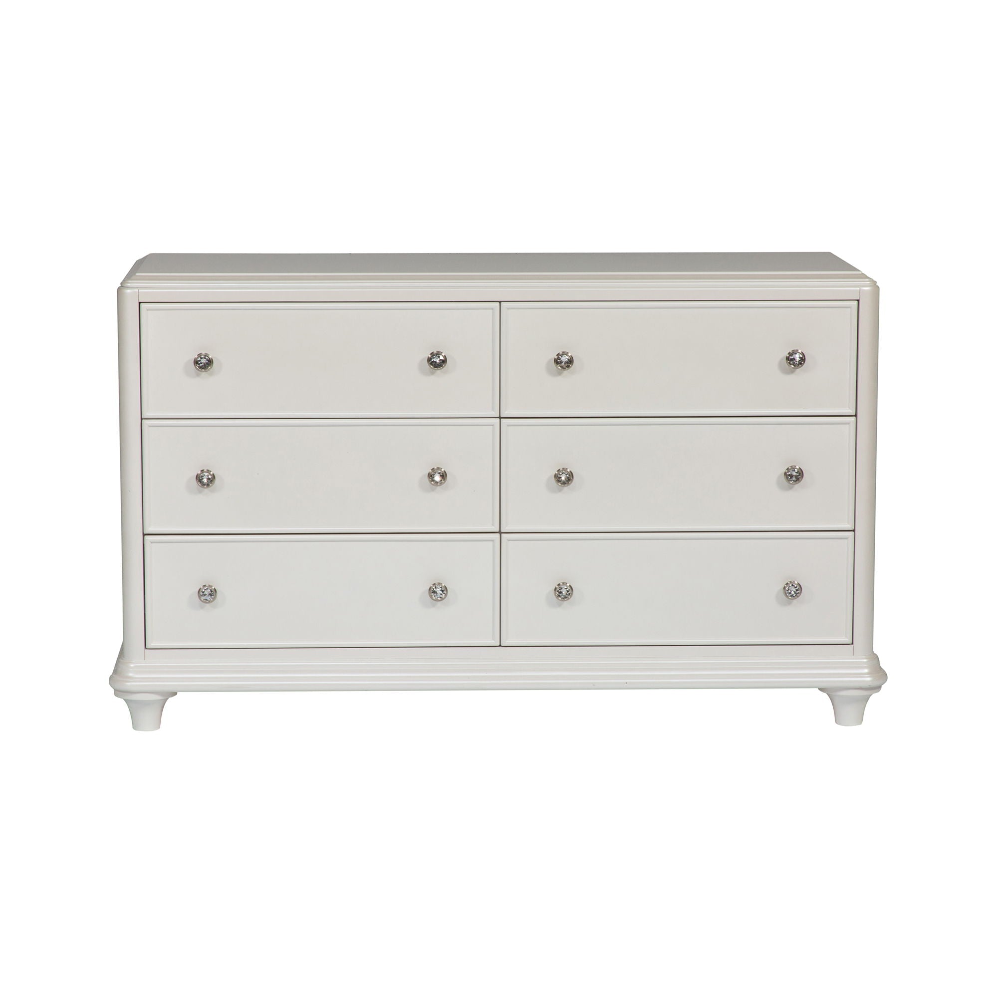 Liberty Furniture Stardust - 6 Drawer Dresser - White | Meri Furniture