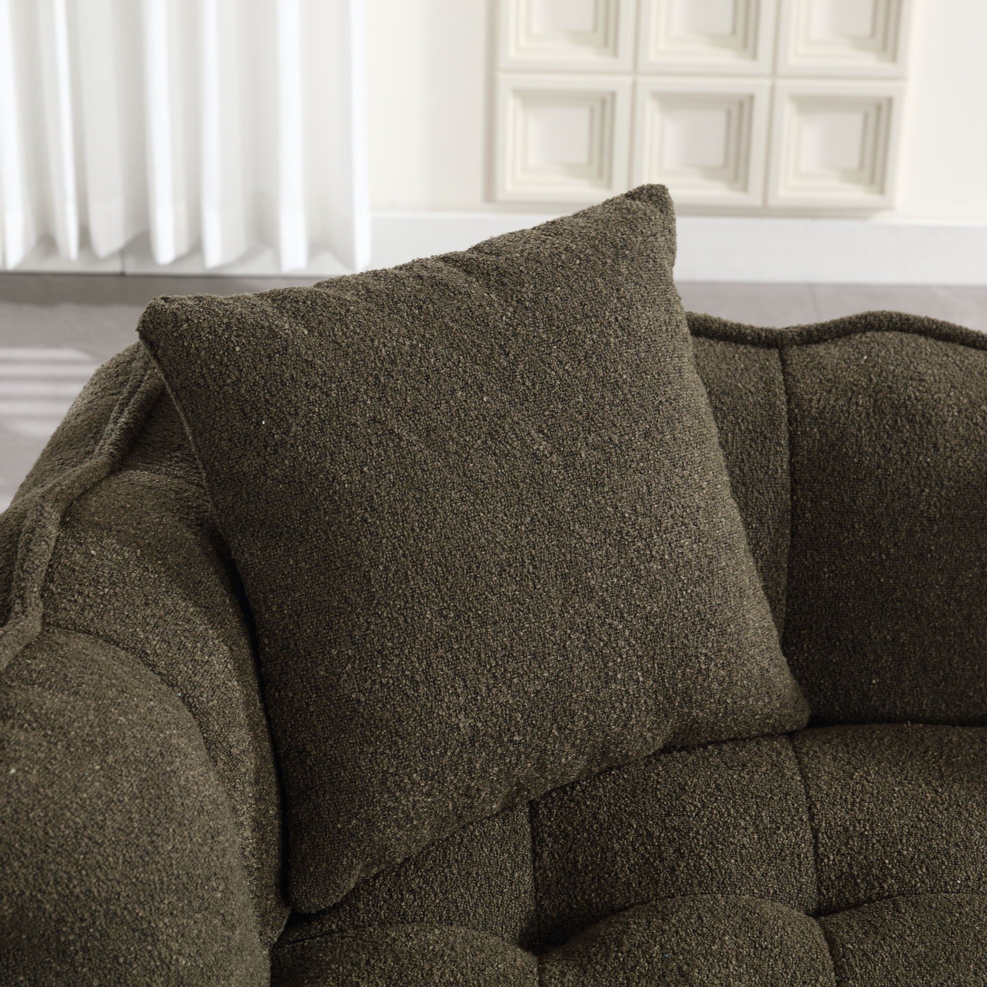 Cozy Beanbag Chair With High Resilience Foam Core For 2