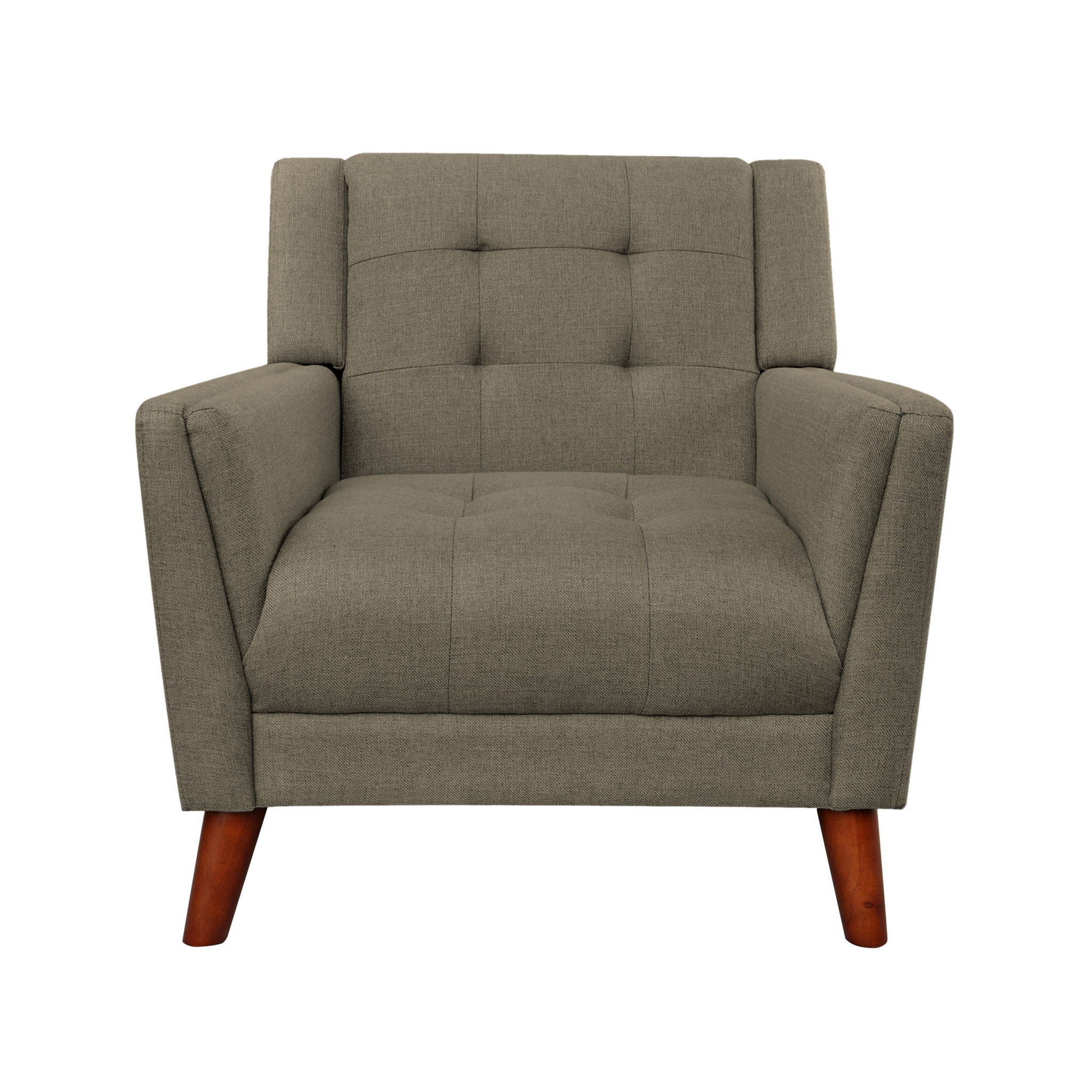 Luminaesque - Fabric Upholstered Armchair With Tufted Back