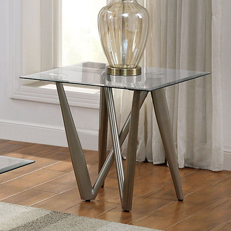 Furniture of America Wettingen - Coffee Table - Pearl Silver | Meri Furniture