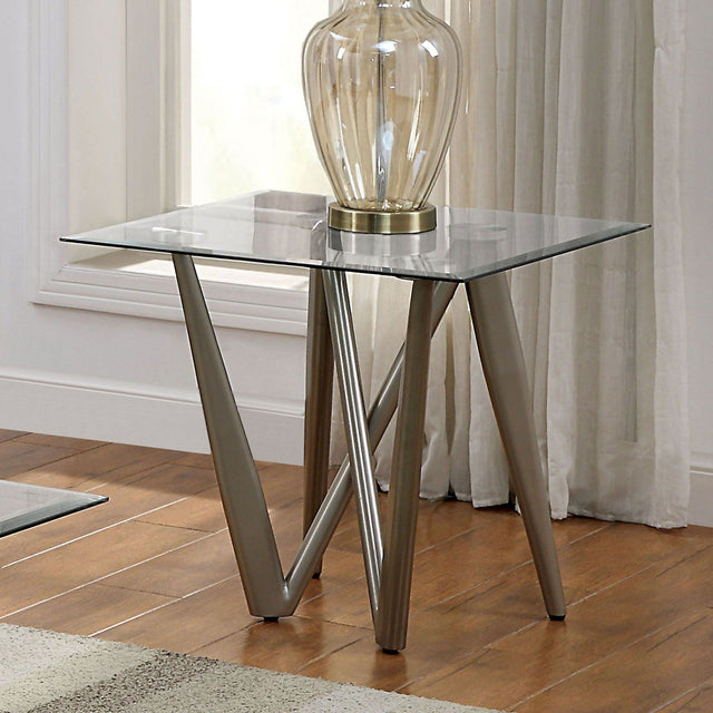 Furniture of America Wettingen - Coffee Table - Pearl Silver | Meri Furniture