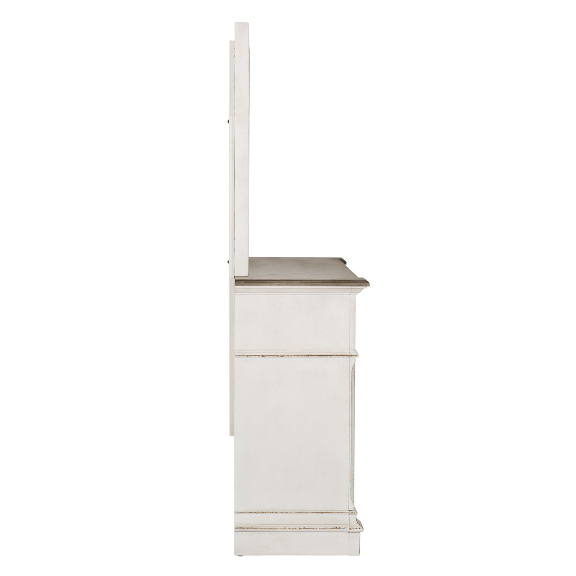 Liberty Furniture Abbey Park - Dresser & Mirror - White | Meri Furniture