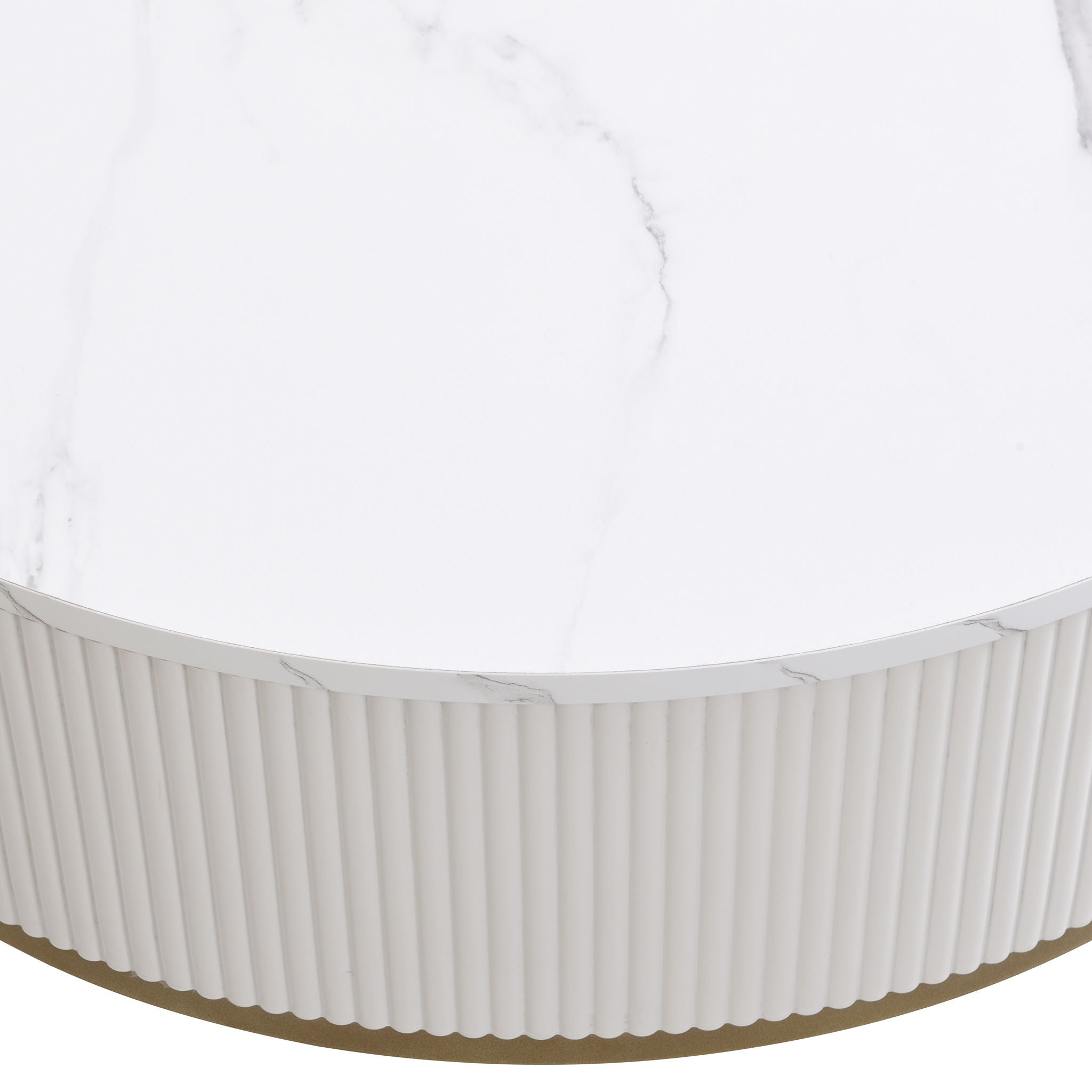 Modern Round Table With Drawers