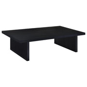 Max - Rectangular Engineered Laminate Coffee Table - Black