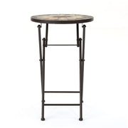 Silvester - End Table - Beige / Black