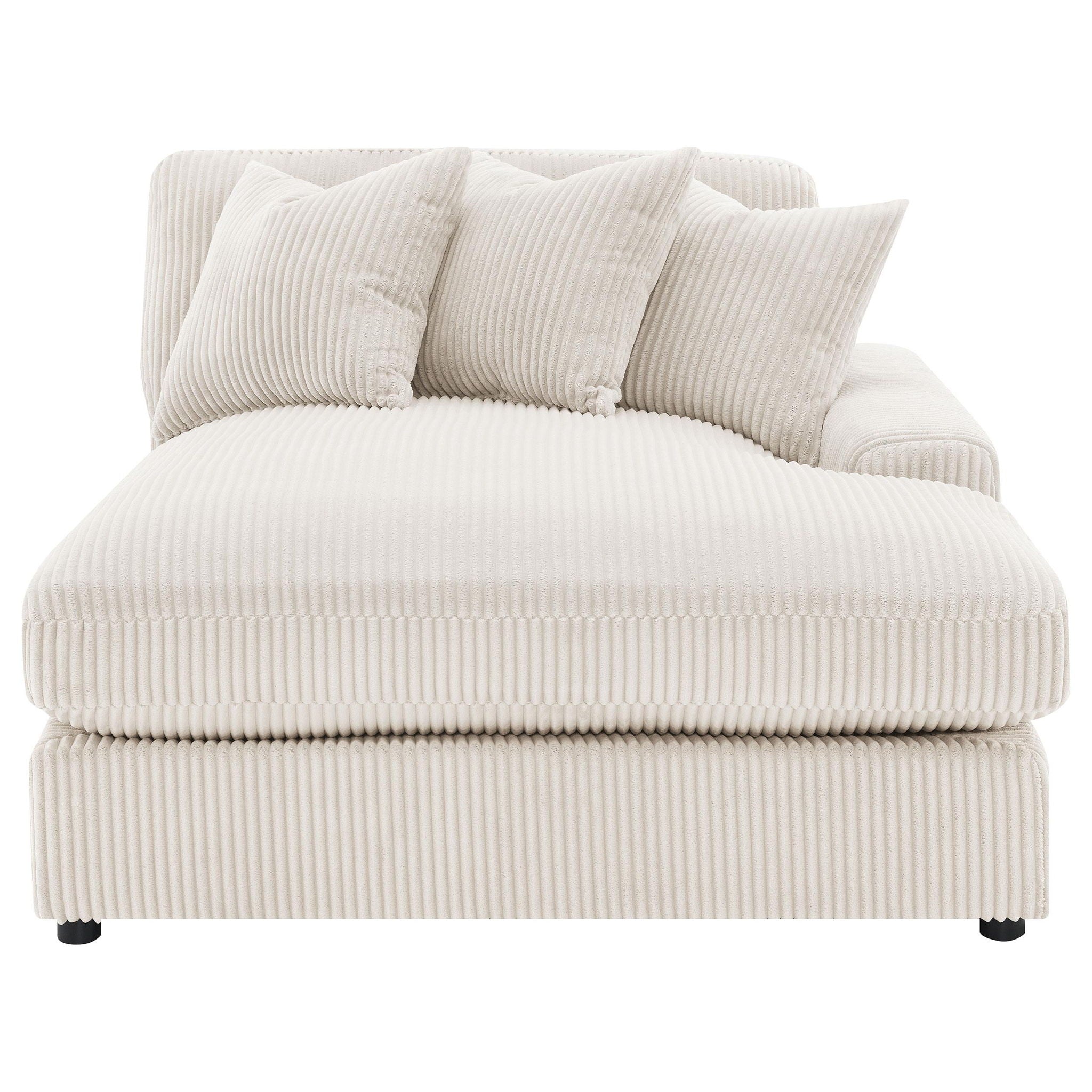 Blaine Upholstered Reversible Chaise Sectional Sofa Sand