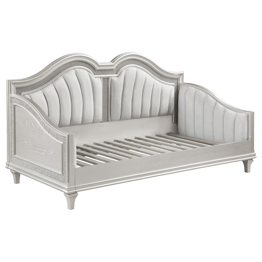 Coaster Fine Furniture Evangeline - Upholstered Twin Daybed - Silver Oak | Meri Furniture
