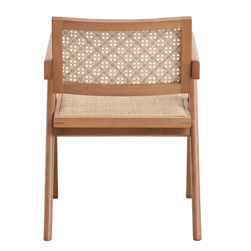 ACME Velentina - Arm Chair (Set of 2) - Rattan & Natural | Meri Furniture