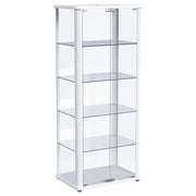 Coaster Fine Furniture Aero - 5-Shelf Display Curio Cabinet With Led Lighting | Meri Furniture