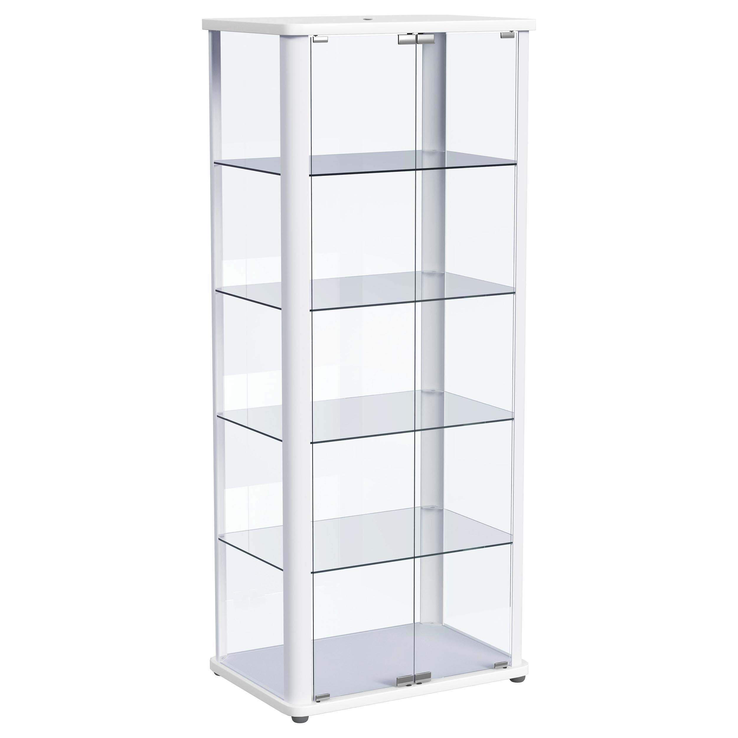 Coaster Fine Furniture Aero - 5-Shelf Display Curio Cabinet With Led Lighting | Meri Furniture
