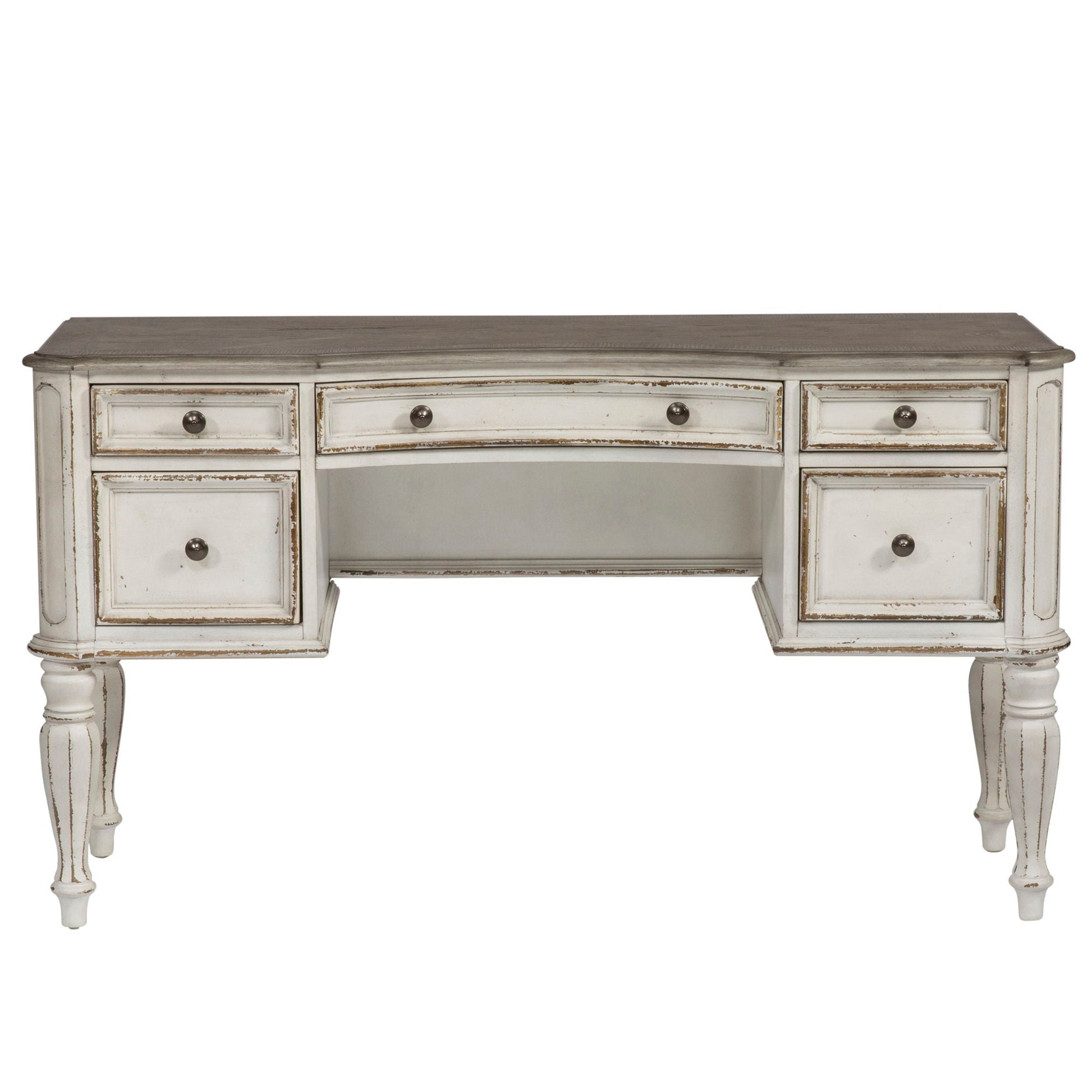 Liberty Furniture Magnolia Manor - Vanity Desk - White | Meri Furniture